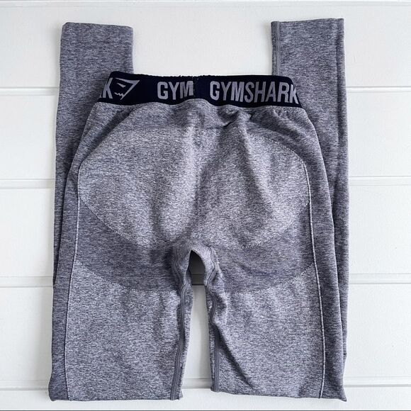 Gymshark Blue Flex Low Rise Activewear Leggings Bottoms Size Small - Picture 2 of 5